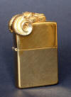 Sculpture gold filled